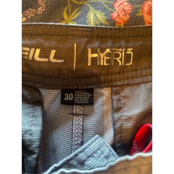 O'neill Hybrid Mens Gray Active Stretch Board Shorts Size 30 - Picture 10 of 13